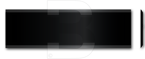 Klingelschild Sonnex 61 x 19 Alu schwarz matt